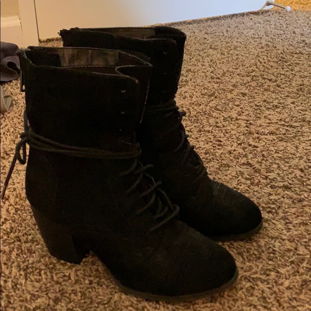 Daytrip Black Boot Heels
